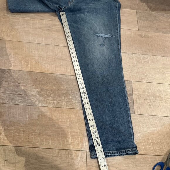 OLD NAVY WOMENS MID RISE BOYFRIEND 18 TALL DENIM JEANS NEW TAGS - Picture 4 of 10
